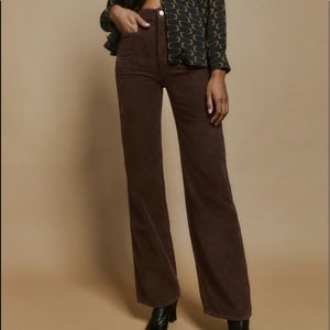 COPY - Alyssa High Rise Wide Leg Corduroy Pants